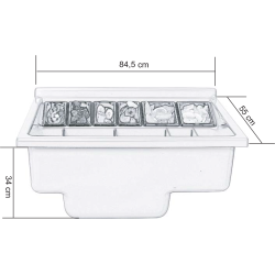 Workstation Bar Nera Coibentata