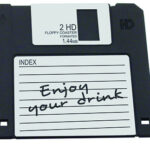 Sottobicchiere Floppy Disc
