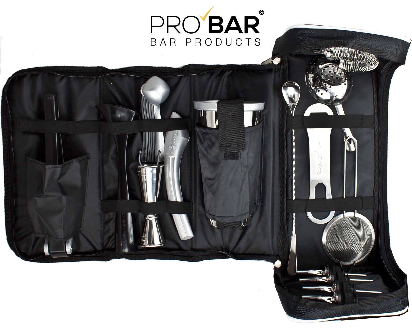 Borsa Barman in Pelle con Kit Barman
