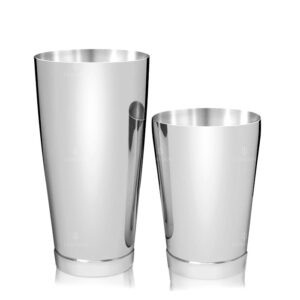 Boston Shaker & Half Tin Kenko Lumian 18-28oz - Argento