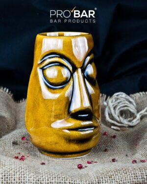 Moai Tiki Mug Marrone