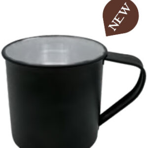 Tazza Vintage Enamel Nera